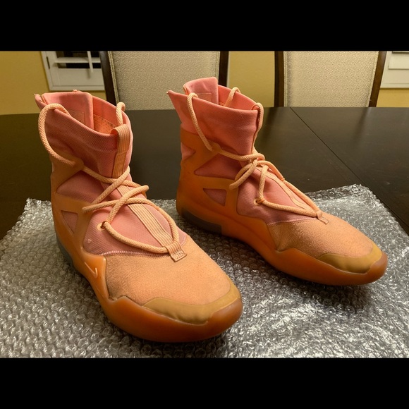Nike Fear of God 1 Orange Pulse Sneaker US 10 - Picture 3 of 11
